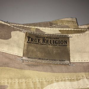 Mens True Religion Jeans (Desert Camo)